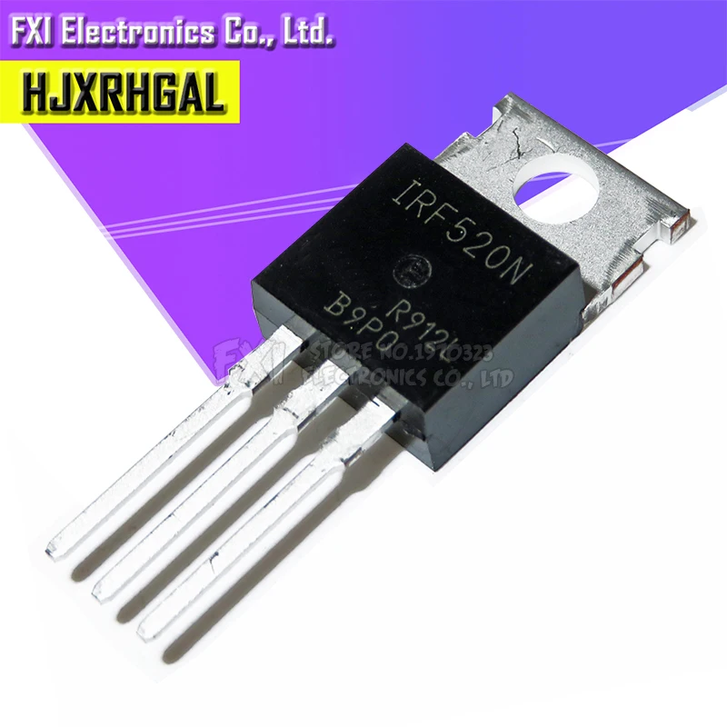 10 шт. IRF520 IRF520N TO220-220 IRF520NPBF новый оригинальный | Электронные компоненты и