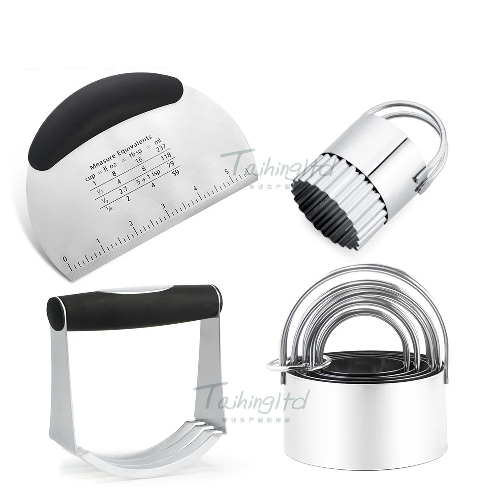 

Baking Tool Set Biscuit Making Mold Stainless Steel Flour Cutter Pastry Cutters