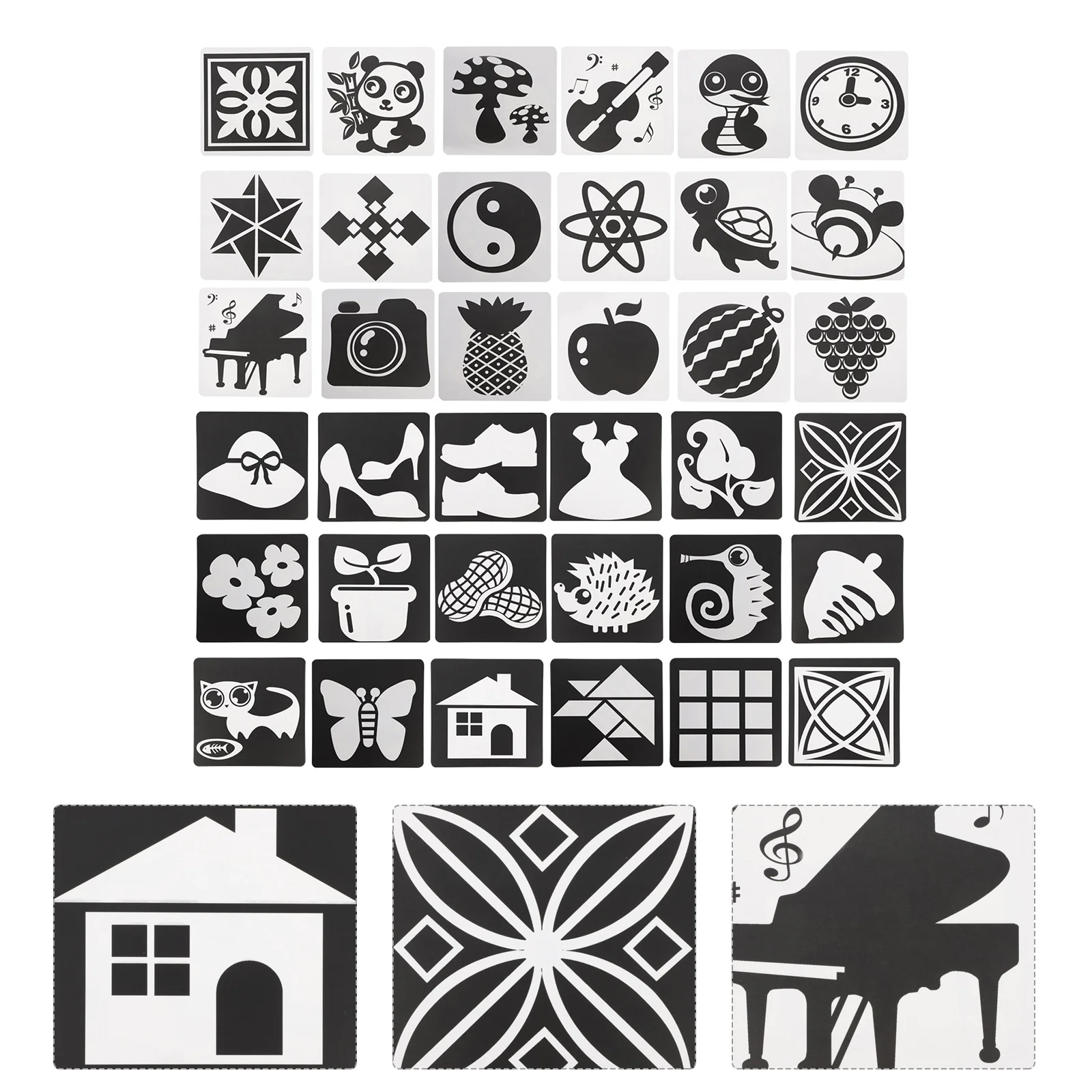 

2 Sets Baby Visual Stimulation Early Development Cards Learning Flash Cards