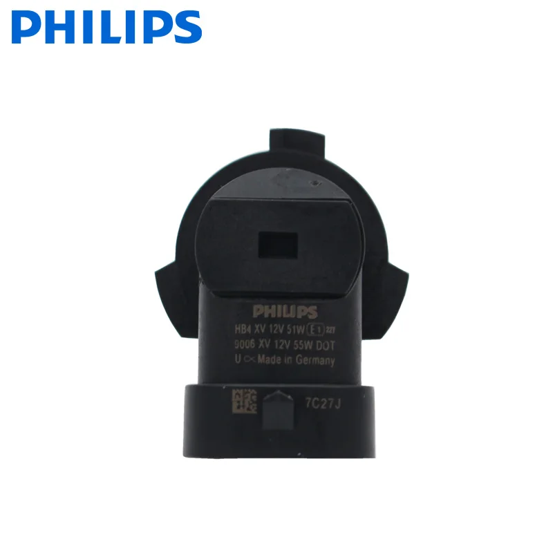 2 шт. автомобильные галогенные лампы Philips HB4 9006 12 В 55 Вт P22d X treme Vision 100%|Лампы для