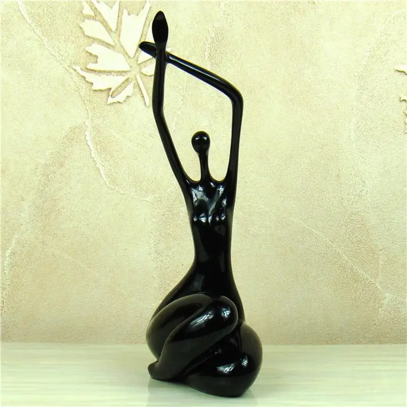 [Художественная] 3 цвета абстрактная женская скульптура для тела ручной работы из