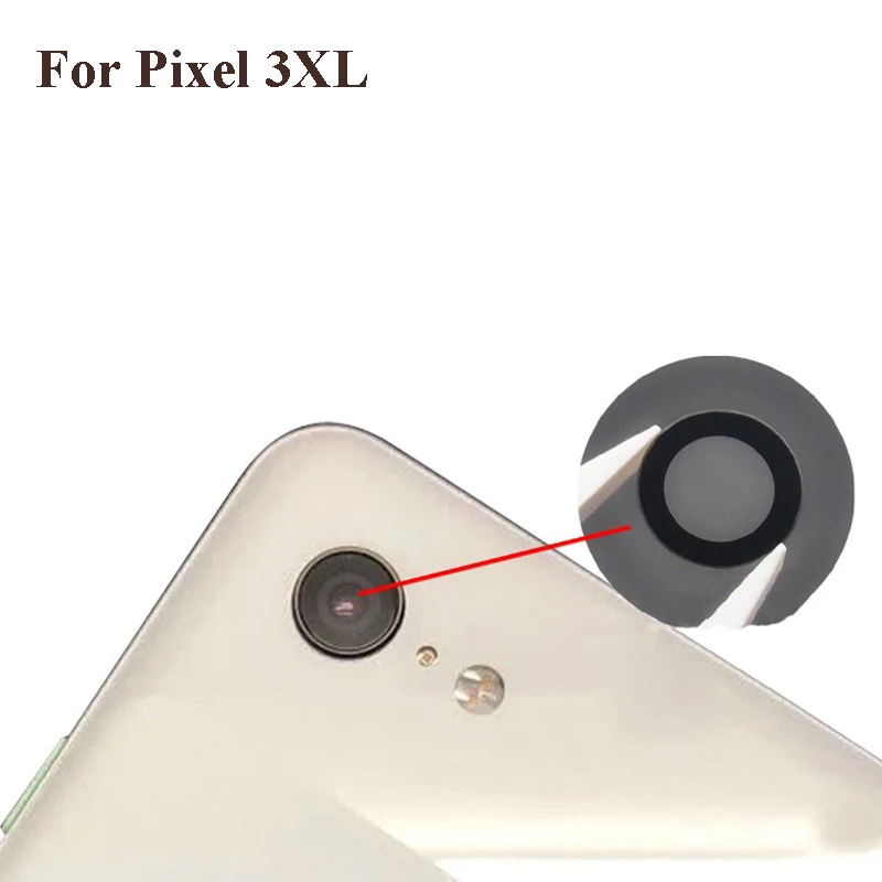 

High quality For Google Pixel 3 XL 3XL Back Rear Camera Glass Lens Repairment Repair parts test good Pixel3 XL