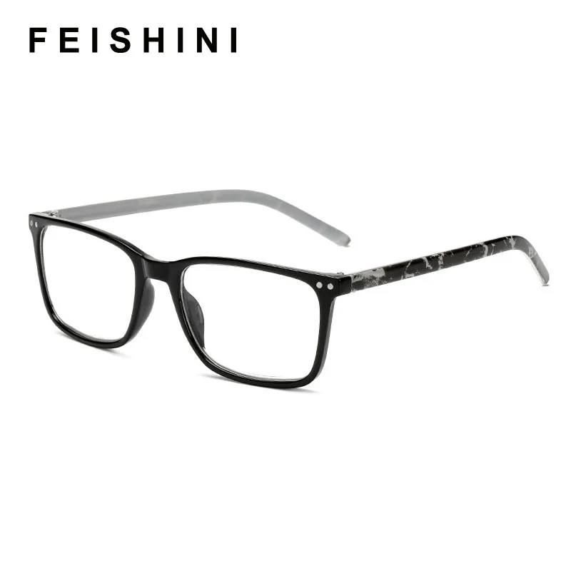 Очки для чтения Женские квадратные с диоптриями дальнозоркостью европейская