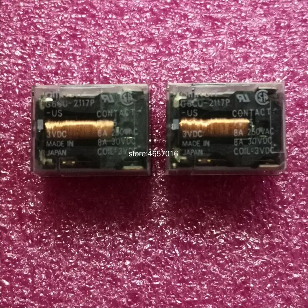  5/10pcs lot G6CU G6CU-2117P G6CU-2117P-US Relay 3VDC 8A 250VAC New and original | Обустройство дома