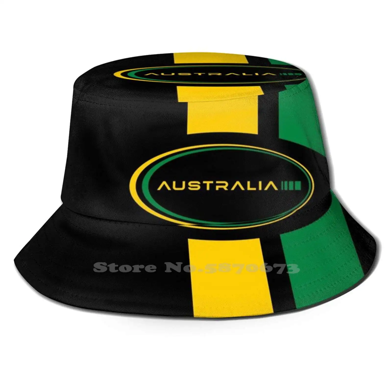 

Australia Racing Stripes No. 2 Unisex Summer Cap Sunscreen Hat Retro Vintage Old School Car Racing Muscle Sport Auto Pek1787