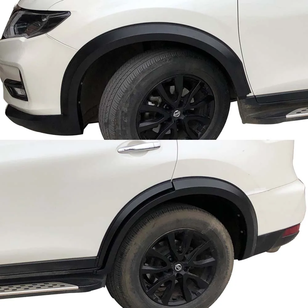 

Wheel Arch Fender Flares Mudguards For Nissan X-trail T32 Rogue 2017 2018 2019 2020 Matte Black 6pcs/set Slim
