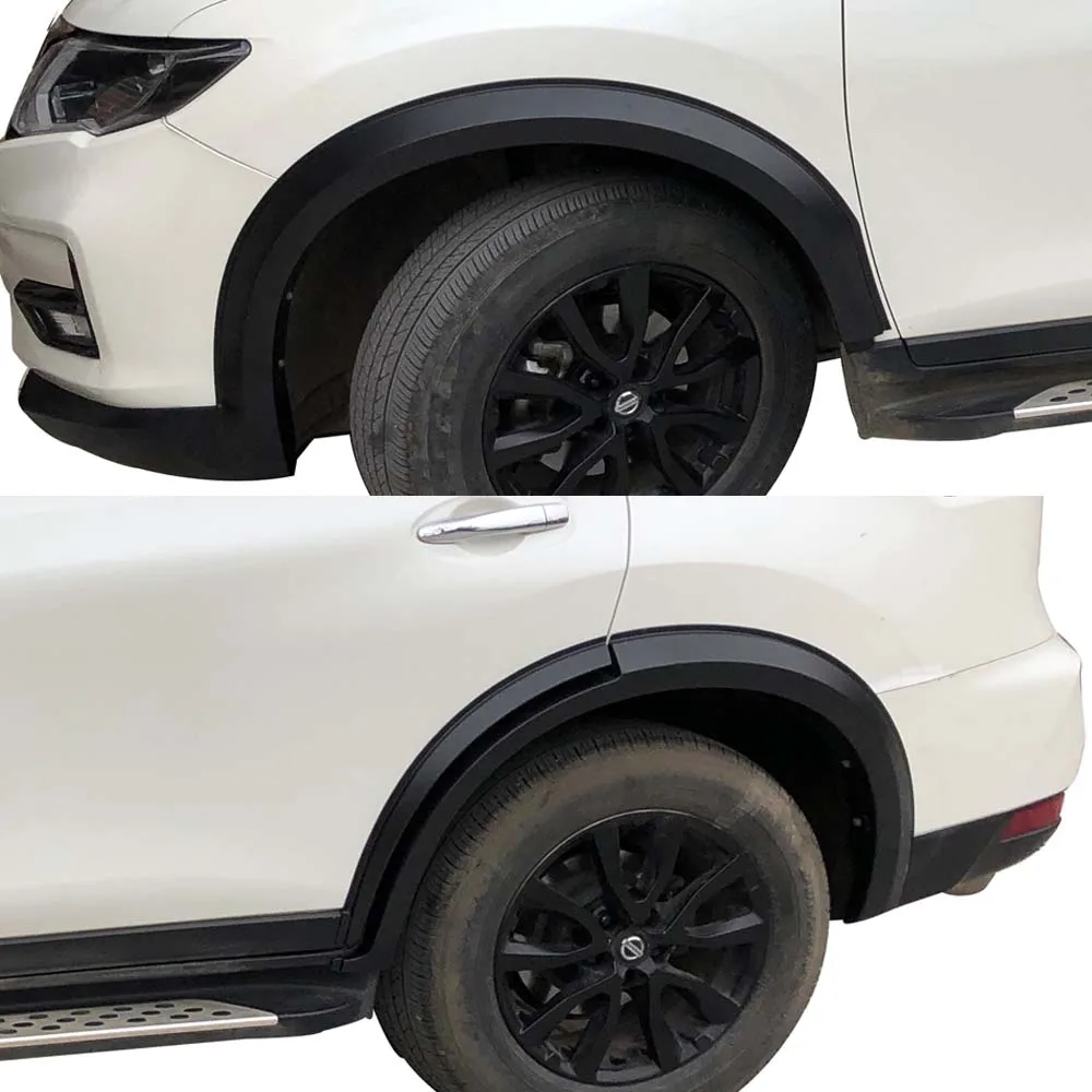 Брызговики для колесной арки Nissan X trail T32 Rogue 2017 2018 2019 2020 матовый черный 6 шт./компл.