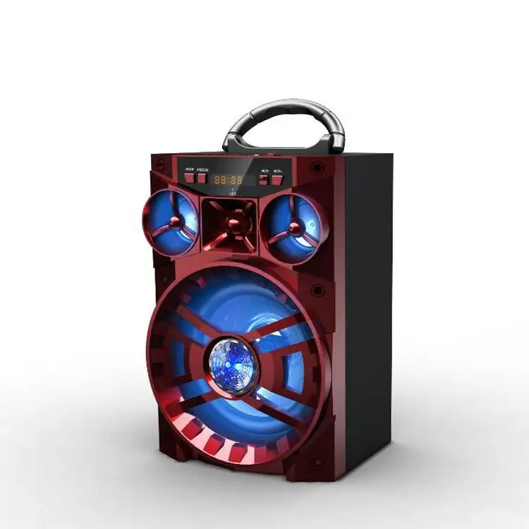 

Bluetooth-compatible Speaker Wireless Bass Subwoofer Outdoor USB Speakers With USB LED Support AUX TF Loudspeaker