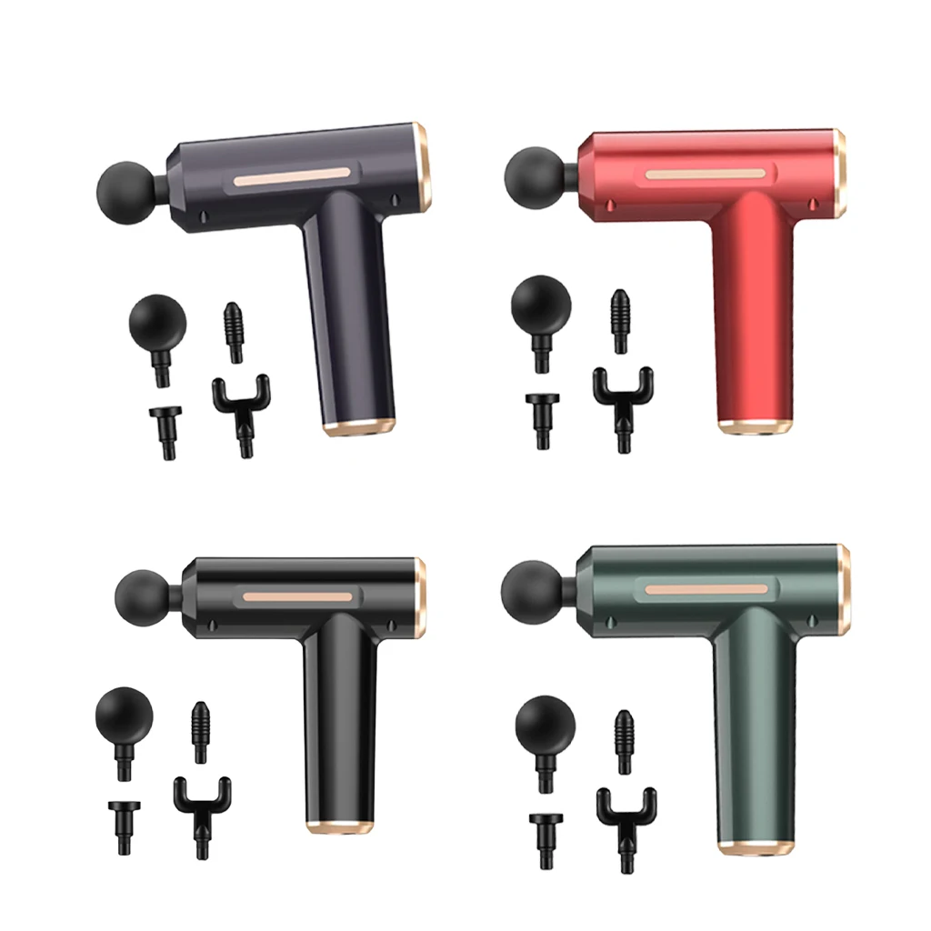 

Ручной массажный пистолет, бесшумный глубокий массажер для тканей, ручной массажер высокой интенсивности 1800 мАч для мышечных спортсменов, ...