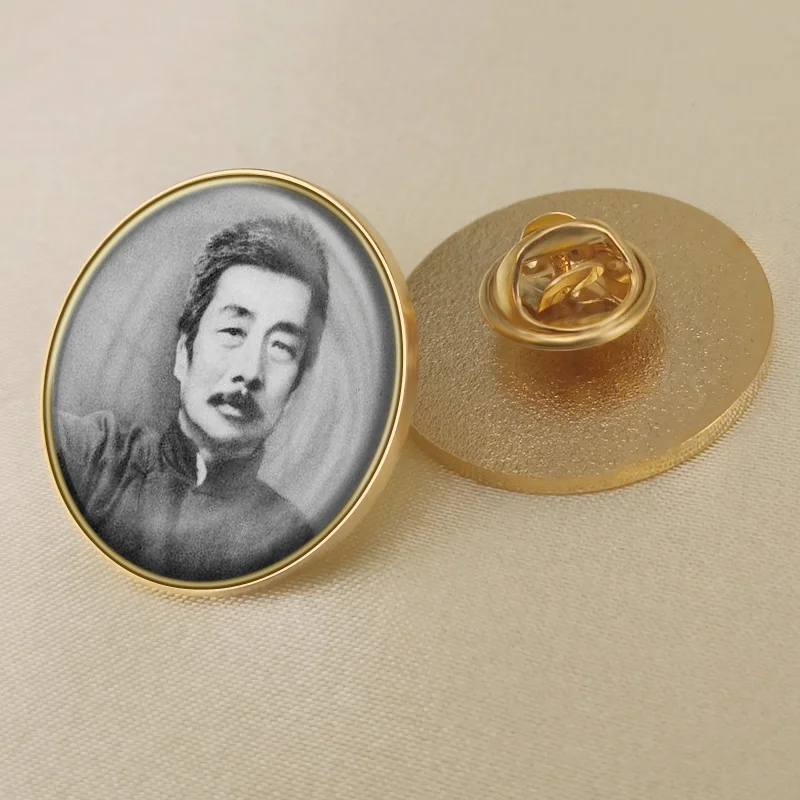 Китайские значки Great Man Sun Yat-sen/Мао Цзэдун/Чжоу Эньлай/Денг Сяопин/Чингисхан/Лу