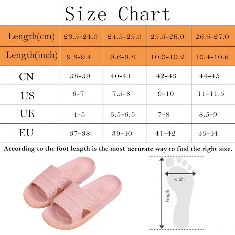 

Women Men Summer Fashion Slippers Slide Sandals Beach High Heels Shower Thick Soft Sole Ladies Boys Girls Bathroom Shoes