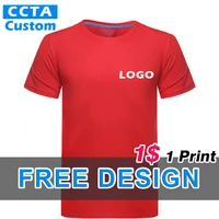 custom t shirt logo embroidery childrens t shirts your own design picture casual men summer round neck tops diy