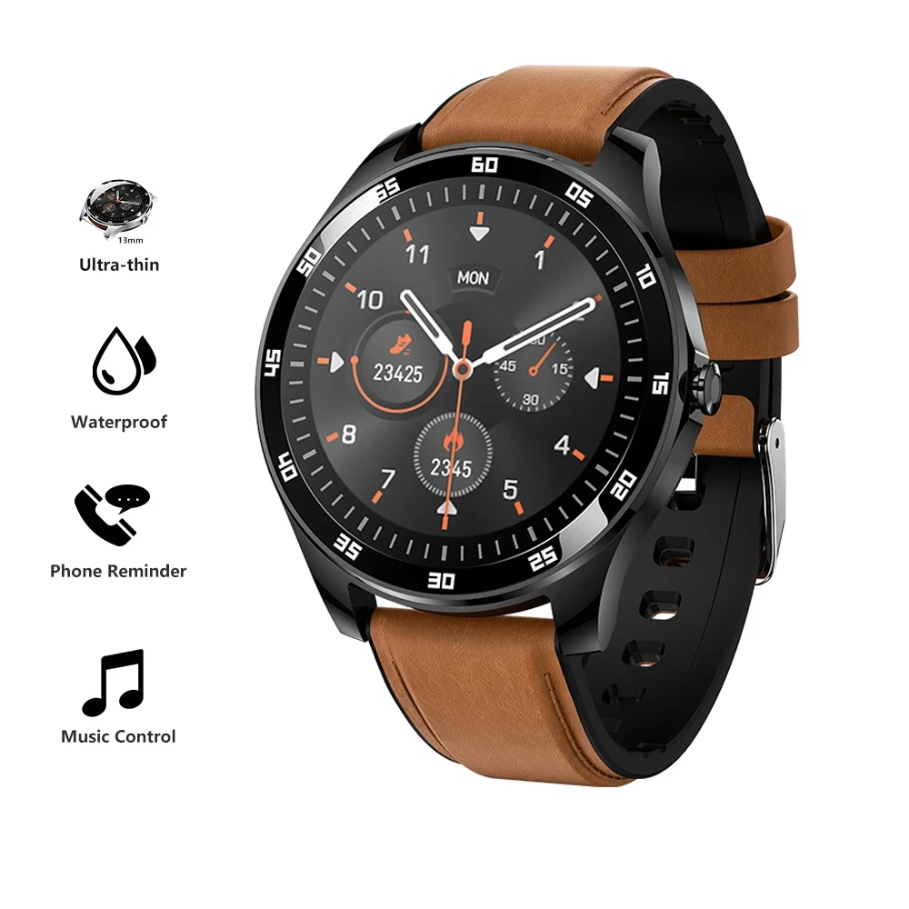 

Rogbid GT Smart Watch Men Full Touch Smartwatch Waterproof Fitness Tracker Heart Rate Monitor Smart Clock For Huawei Android IOS