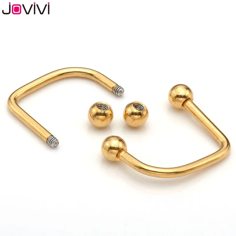 Кольцо Jovivi 16G Lippy Loop для губ и кольцо из нержавеющей стали с шариком Monroe Labret модное