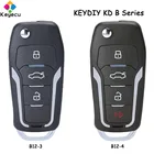 Пульт дистанционного управления KEYECU B Series KD B12-3 B12-4 поддерживается KD900 KD900 + URG200 KD-X2, KEYDIY для автомобильных ключей в стиле Ford