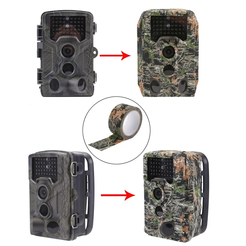 Водонепроницаемая Камуфляжная Лента самоклеящаяся прочная для кемпинга на