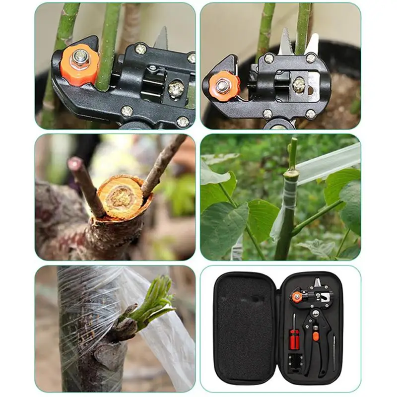 

Garden Grafting Pruner Grafting Set Kit Farming Fruit Tree Pruning Shears Scissor Vaccination Plant Fruit Tree Cutting Machine