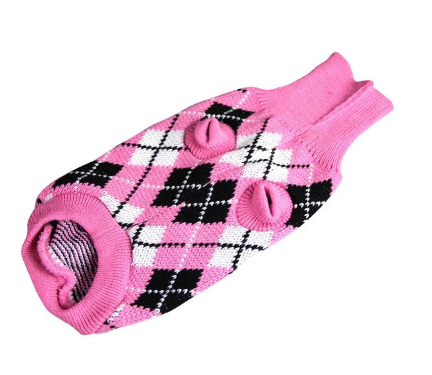 Лидер продаж модный Удобный большой свитер для собаки Милая зимняя одежда