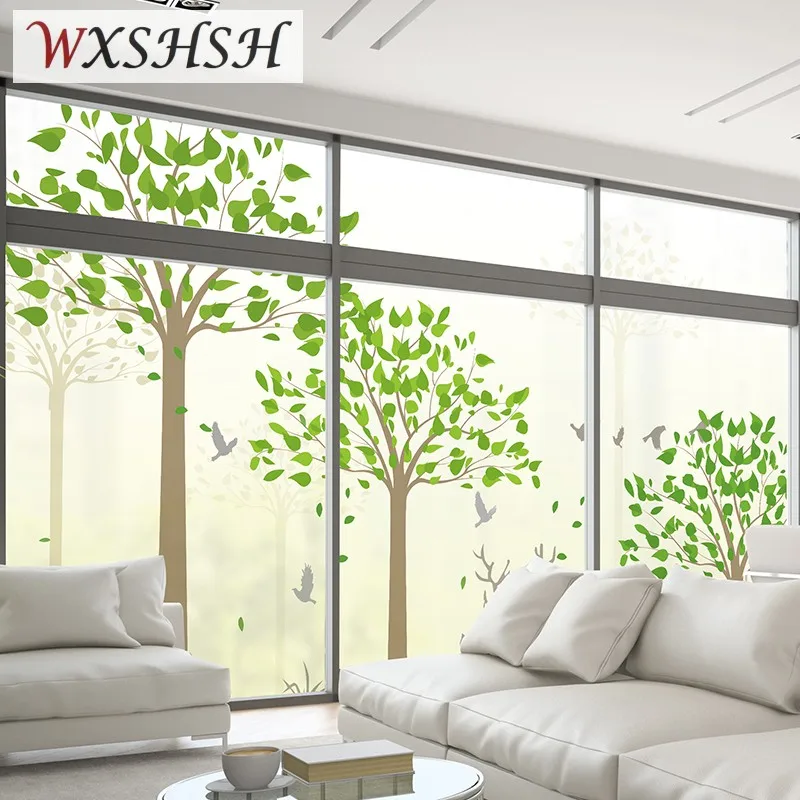 Изготовление размеров под заказ электростатическое окно пленка Декор для дома с