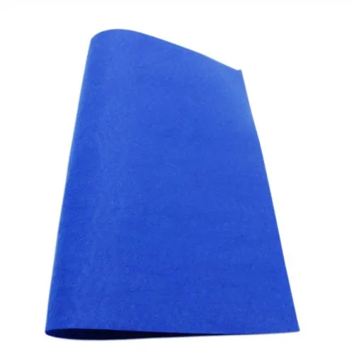 sapphire blue 1 шт. 40*50 см войлочная ткань DIY ремесло для детей ручной работы войлочные листья цветы шитье войлочная шерсть декорированная кукла рождественский скрапбук войлок - Цвет: sapphire blue