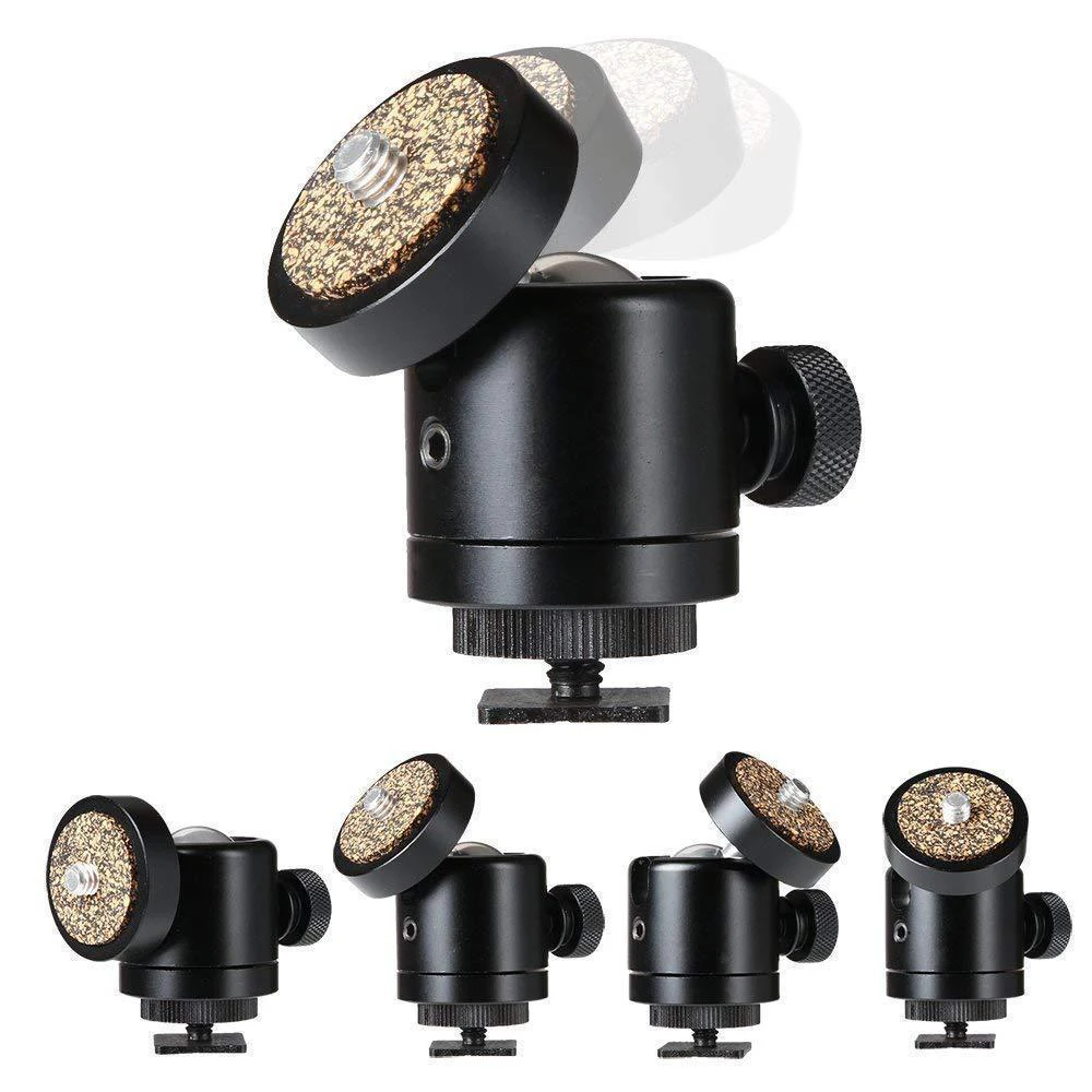 Мини сферический штатив для камеры светодиодный светильник кронштейн вспышки