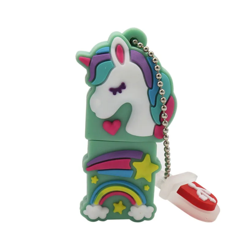 TEXT ME Cartoon 64GB cute hot air balloon unicorn USB Flash Drive 4GB 8GB 16GB 32GB Pendrive 2.0 Usb stick | Компьютеры и офис