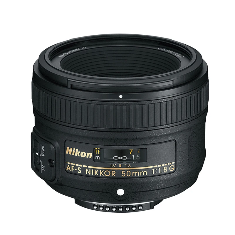 

USED AF-S NIKKOR 50mm f/1.8G For Nikon F mount SLR digital camera lens Includes UV lens and lens cap