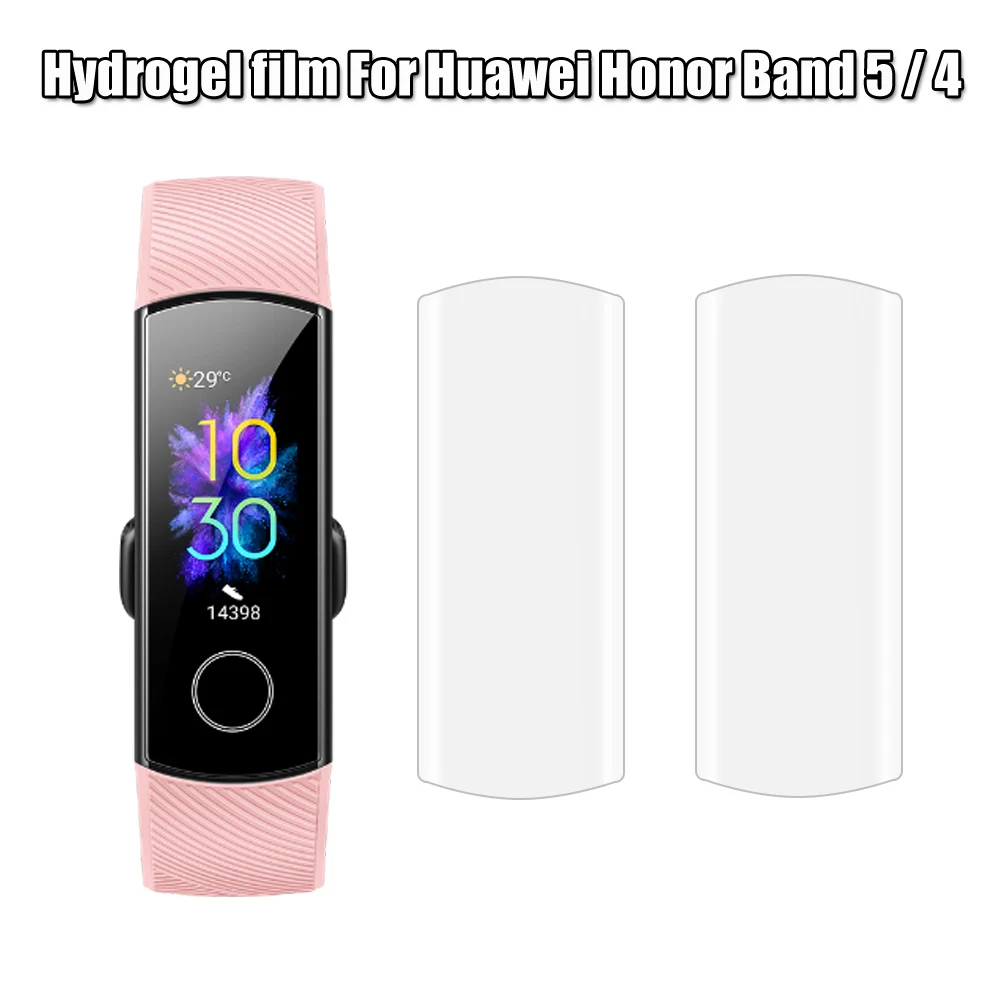 Защитная Гидрогелевая пленка для часов Huawei Honor Band 5 4 ультратонкая прочная