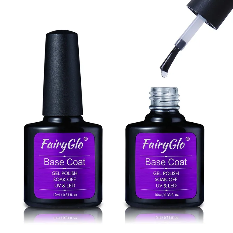 FairyGlo 10 мл синий розовый телесный серия замочить от уф-геля лак Vernis полупостоянный