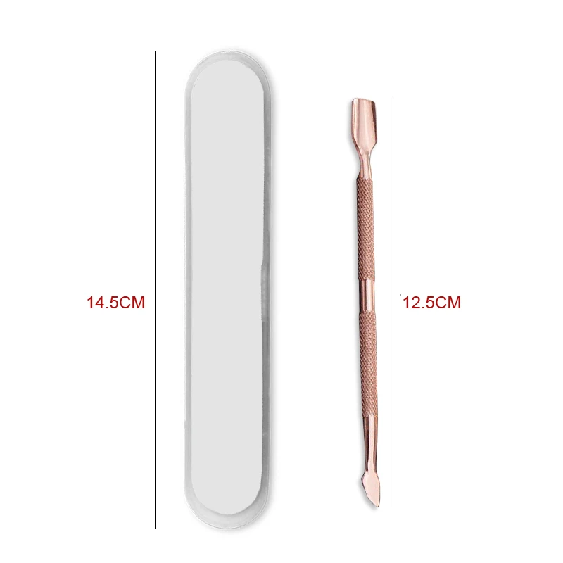 Двухсторонний лак для ногтей средство удаления кутикулы толкатель Педикюр