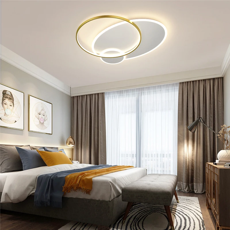 Комнатная потолочная лампа современный минималистичный светодиодный