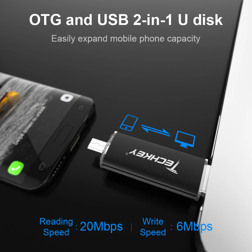 2019 Новый otg Флешка 32 Гб 64 ГБ usb флэш-накопитель 8 16 usb-флешка 2 0 устройство хранения