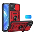 Защитный чехол с нажимным окошком для Xiaomi Mi 11Lite 5G 11T 11TPro Pro 6,55 дюйма, полное покрытие, защитное кольцо, оболочка на стекло M2101K9AG