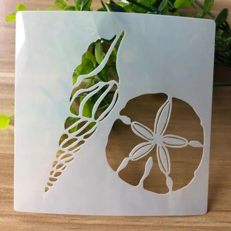 2 шт. трафарет морская звезда живопись шаблон тиснение сделай сам крафтовые