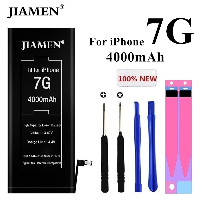 Аккумулятор большой емкости 4000 мАч для iphone 7 батарея 7G батареи iphone7G инструменты +