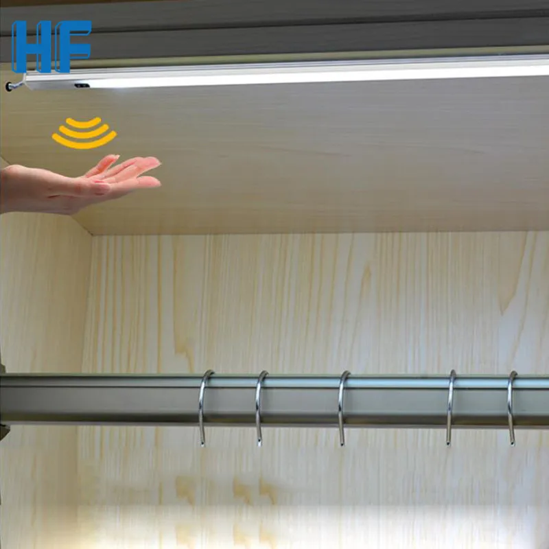 led under cabinet light hand sweep wavesensor night lamp 12v led bar light for bedroomkitchen closetwardrobestairspath free global shipping