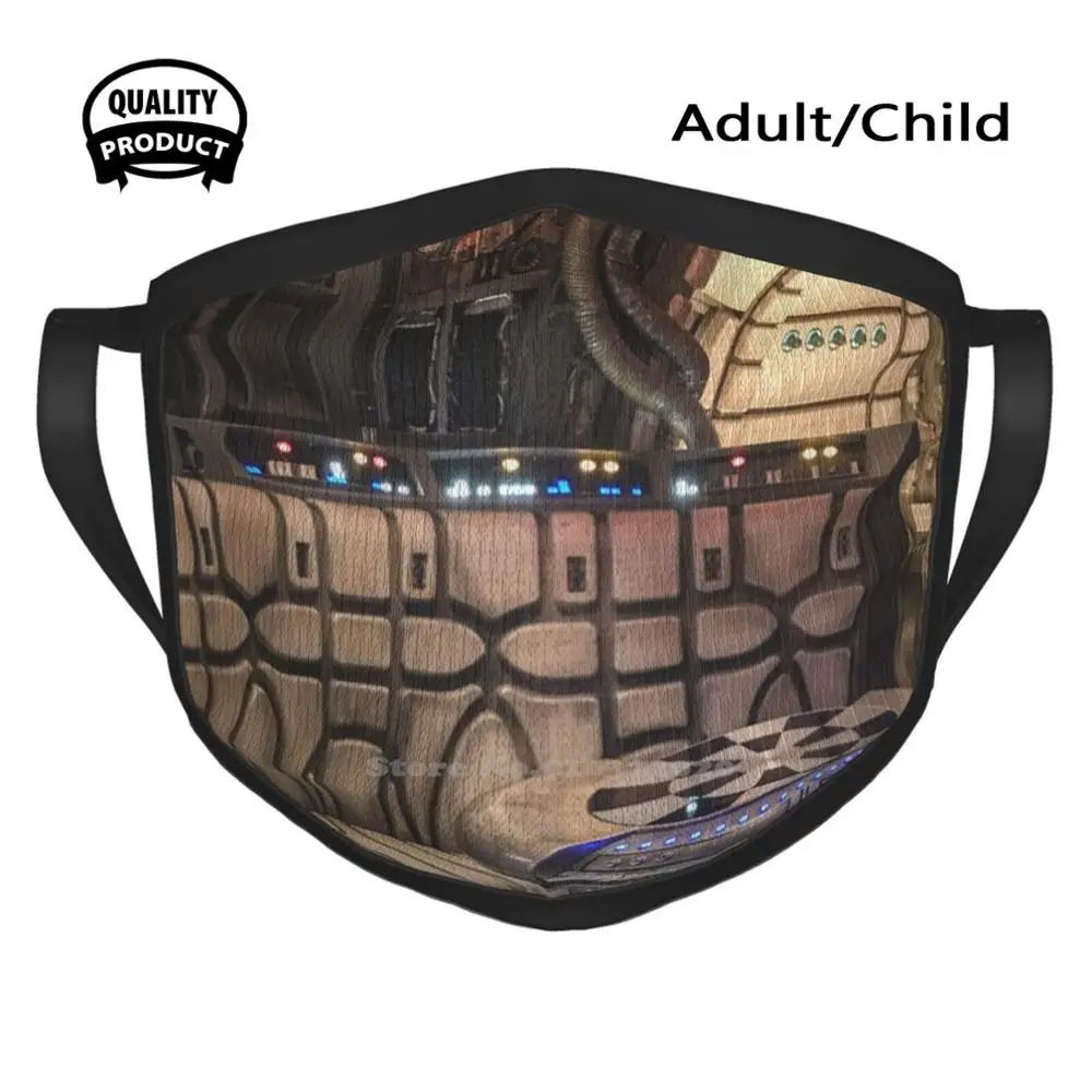 

Шахматы Star, дизайнерская черная дышащая многоразовая маска для рта, шахматы Millennium Falcon Space, путешествия, отпуск, Флорида, аттракцион