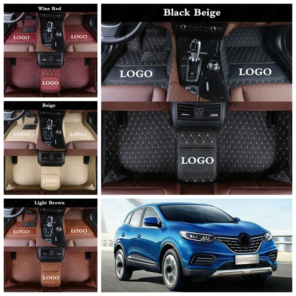 Автомобильные напольные коврики на заказ для Renault Fluence Scenic Captur Talisman Espace Logan