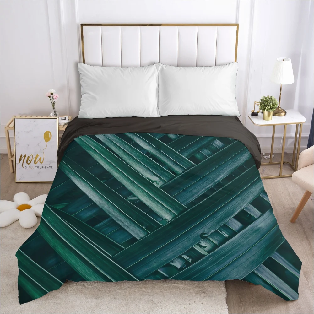 

Luxury Duvet cover Quilt/Blanket/Comfortable Case Single Double Queen King Bedding 140x200 240x220 240x260 nordic Cross leaves