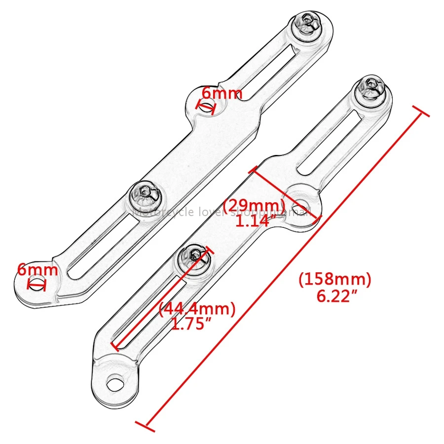 

Black Motorcycle Aluminum Windshield Bracket Windscreen Adjuster Clamps Fits For HONDA NC700X NC750X 2016-2019 US