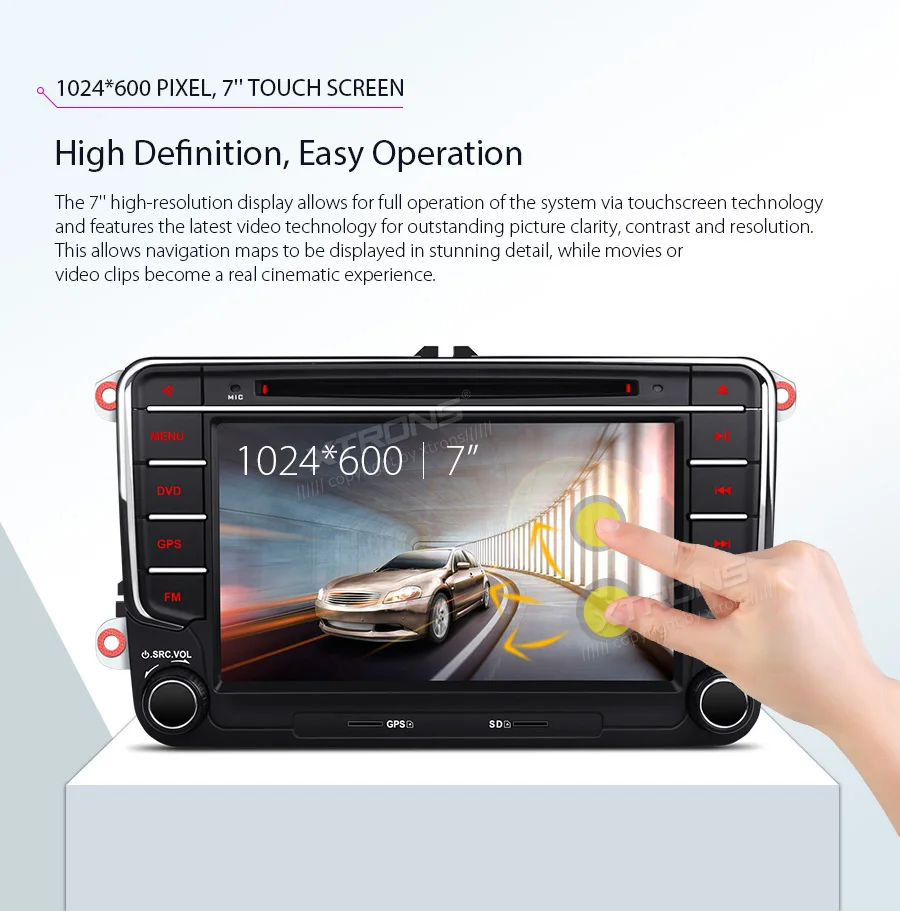 XTRONS " Android 9,0 Восьмиядерный автомобильный dvd-плеер gps для Volkswagen Vento Transporter Multivan Tiguan caddy для сиденья для skoda