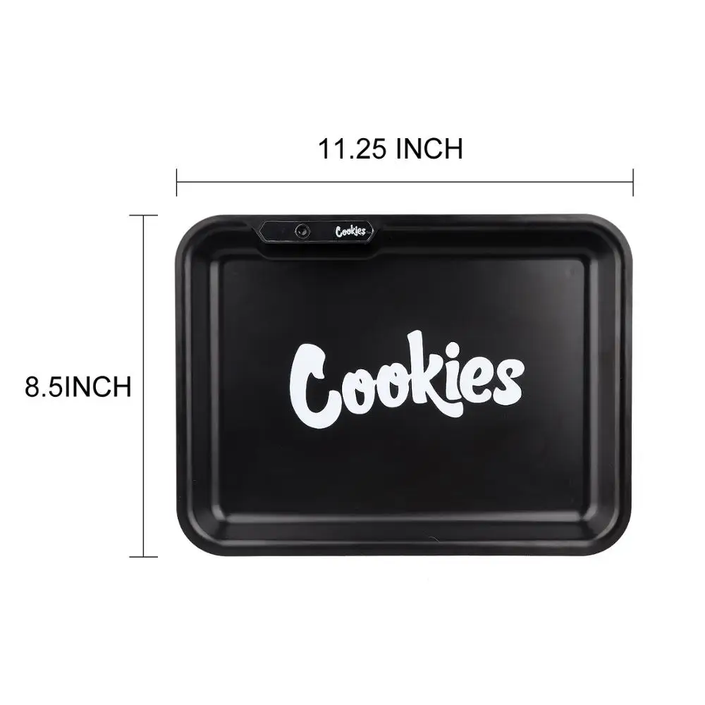 Светящийся поднос для курительных аксессуаров Квадратный светодиодный табачных