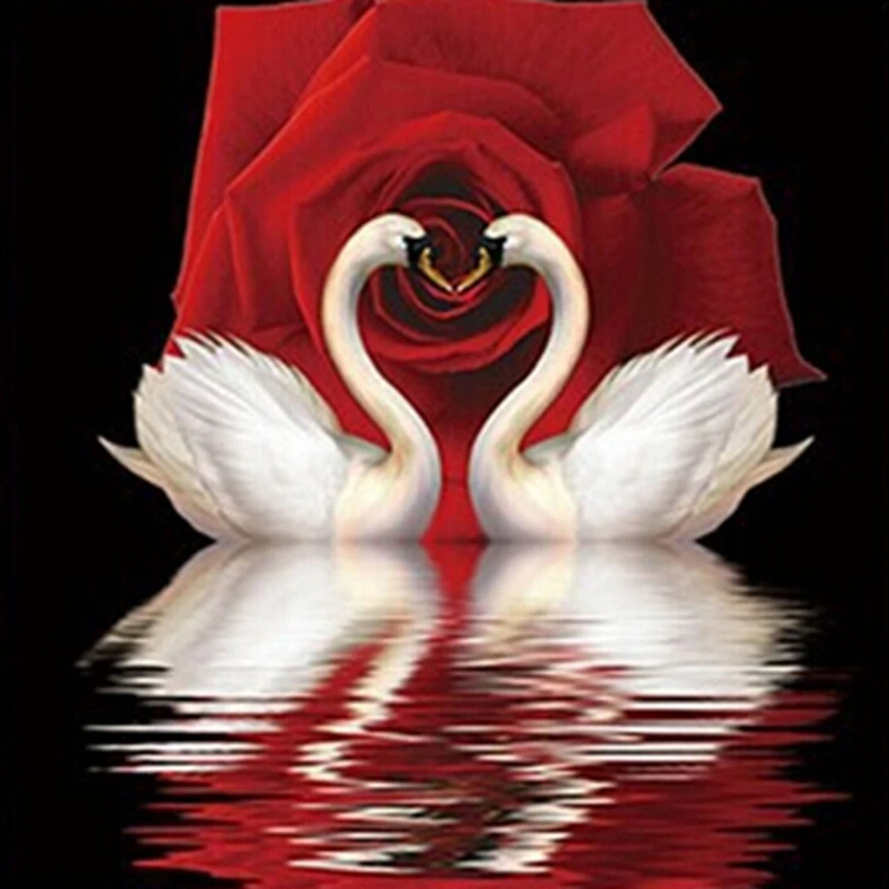 Алмазная вышивка сделай сам полный цветок 5D алмазная живопись роза свадебное