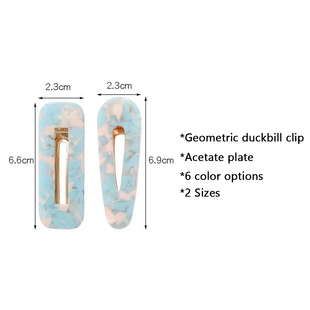 Заколки для волос в японском стиле девочек форме капли воды заколки с