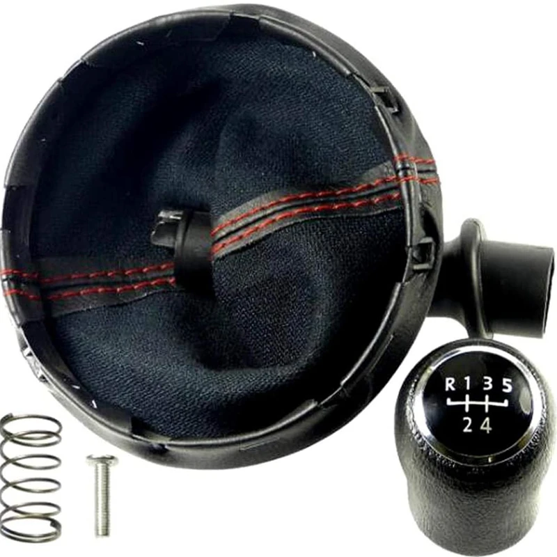 5 скоростей Ручка Переключения рулевого механизма автомобиля Gearstick Gaiter Boot Kit
