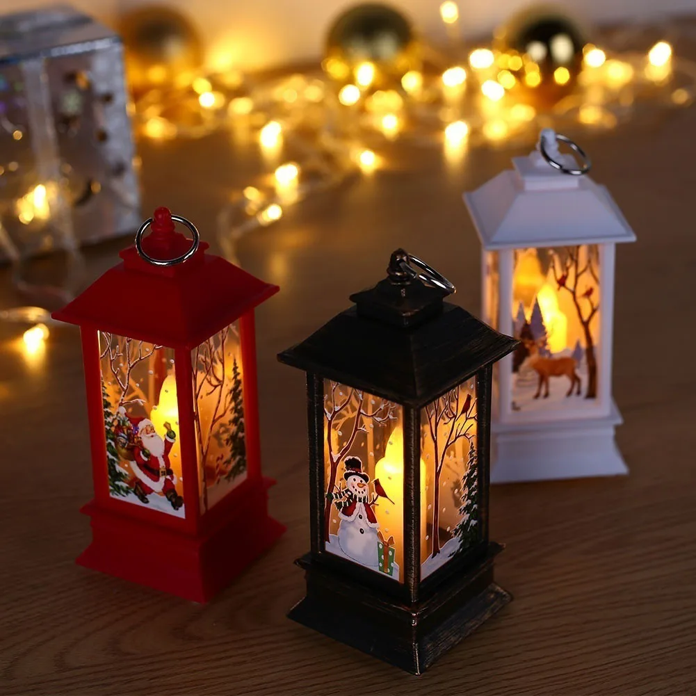 

Newly LED Hanging Light Lamp Christmas Style Decorative Vintage For Home Party Festival VA88