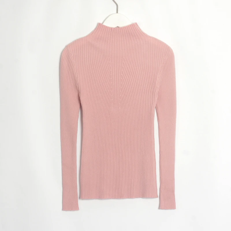 Женский эластичный трикотажный пуловер Wixra базовый джемпер с длинным рукавом на