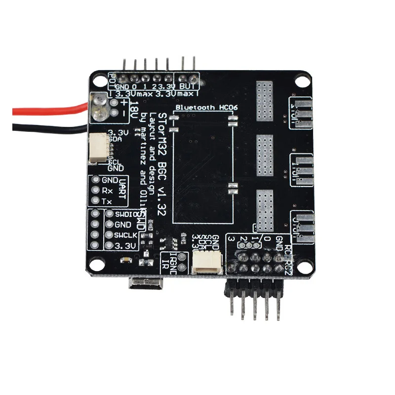 Storm32 BGC 32Bit 3-осевая бесщеточная плата управления стабилизатором STM32 с двойным