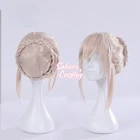 Игры Fate Stay Night Arturia Пендрагон Alter сабля Косплэй коса синтетический термостойкий парик волос Хэллоуин вечерние + парик Кепки