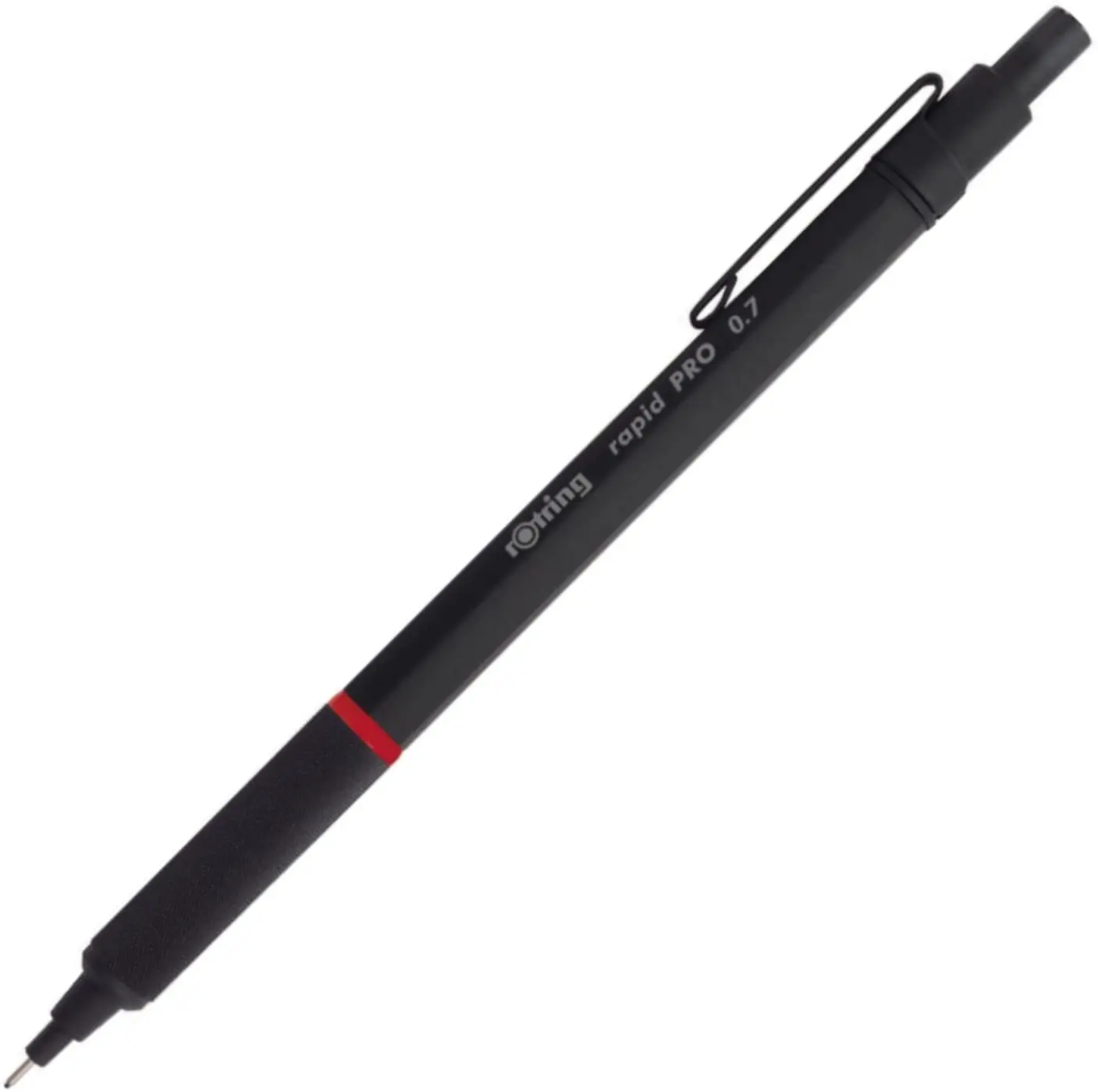 , 0.5mm/0.7 Mm,silver Chrome/matte Black Professional Automatic Pencils For Sketching Drawing